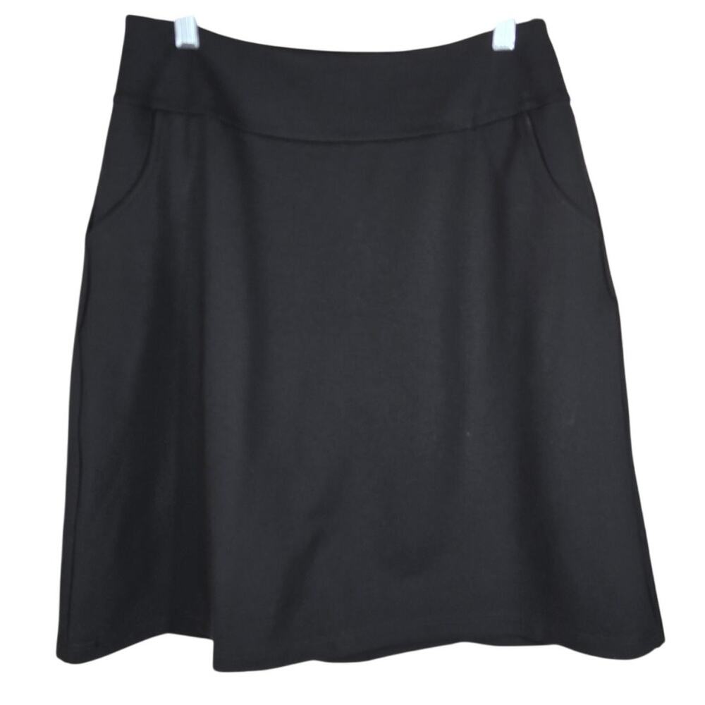 Betabrand Knee Length Black Closet Staple Business Work Casual Women's Skort L